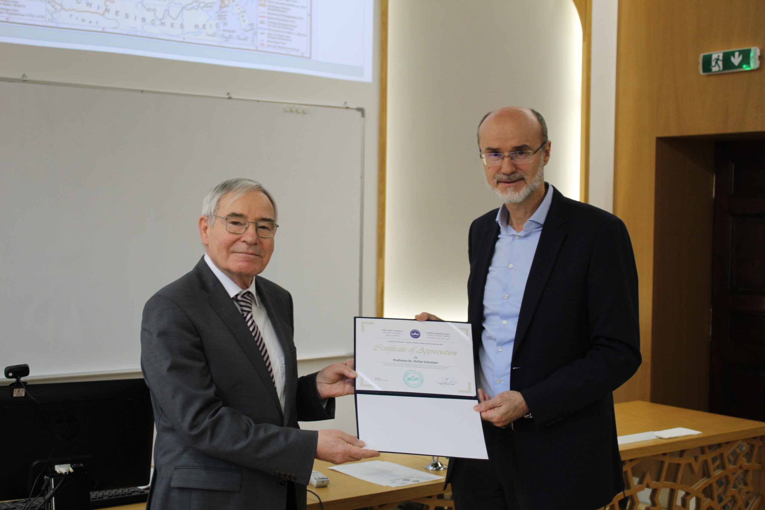 Održano predavanje prof. dr. Stefana Schreinera na UNSA FIN: “Evropljani već 700 godina: Tatarski muslimani u istočnoj Evropi i njihovo naslijeđe” 1 IMG 34571 scaled